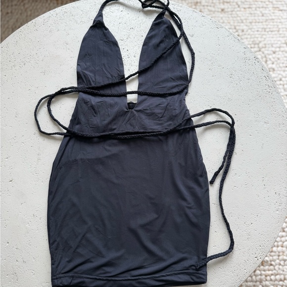 Braided Rope Halter Dress - Picture 3 of 8